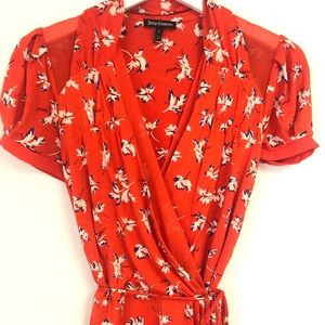 Juicy Couture Silk Feathered Iris Dress